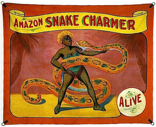 sideshow poster snake charmer300.jpg (550366 bytes)